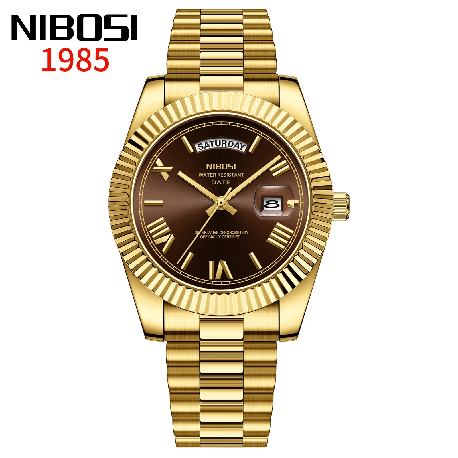 NIBOSI Elite Date Watch