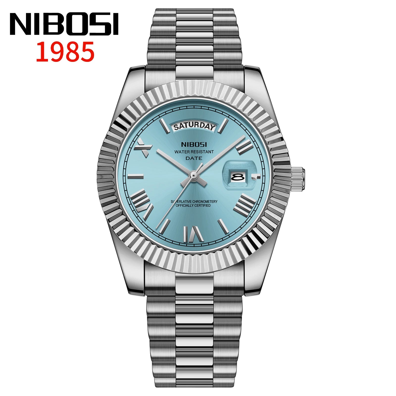 NIBOSI Elite Date Watch