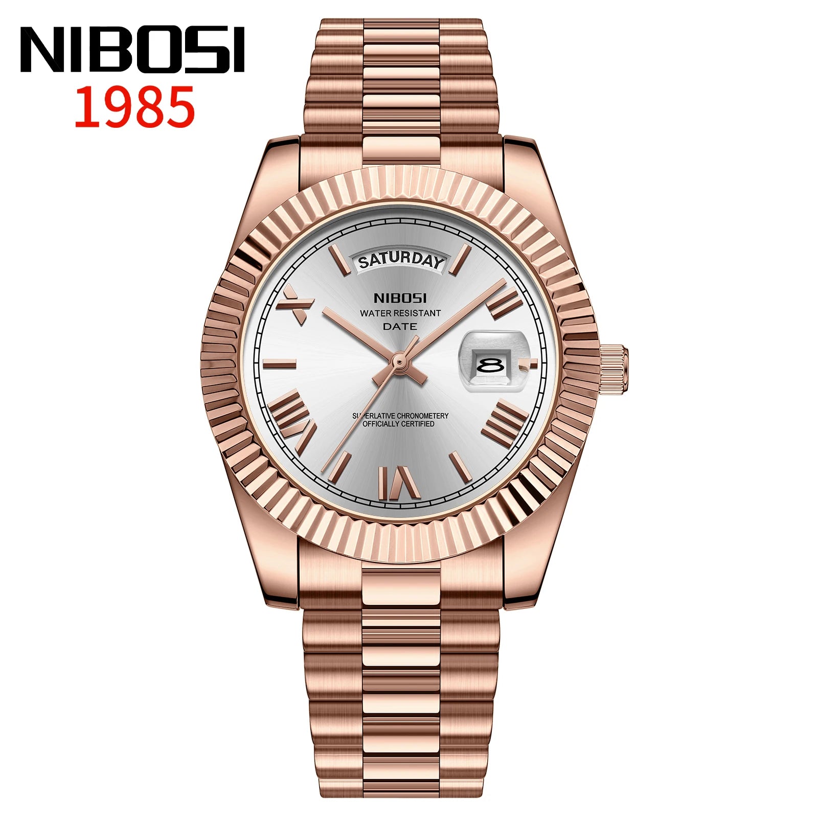 NIBOSI Elite Date Watch