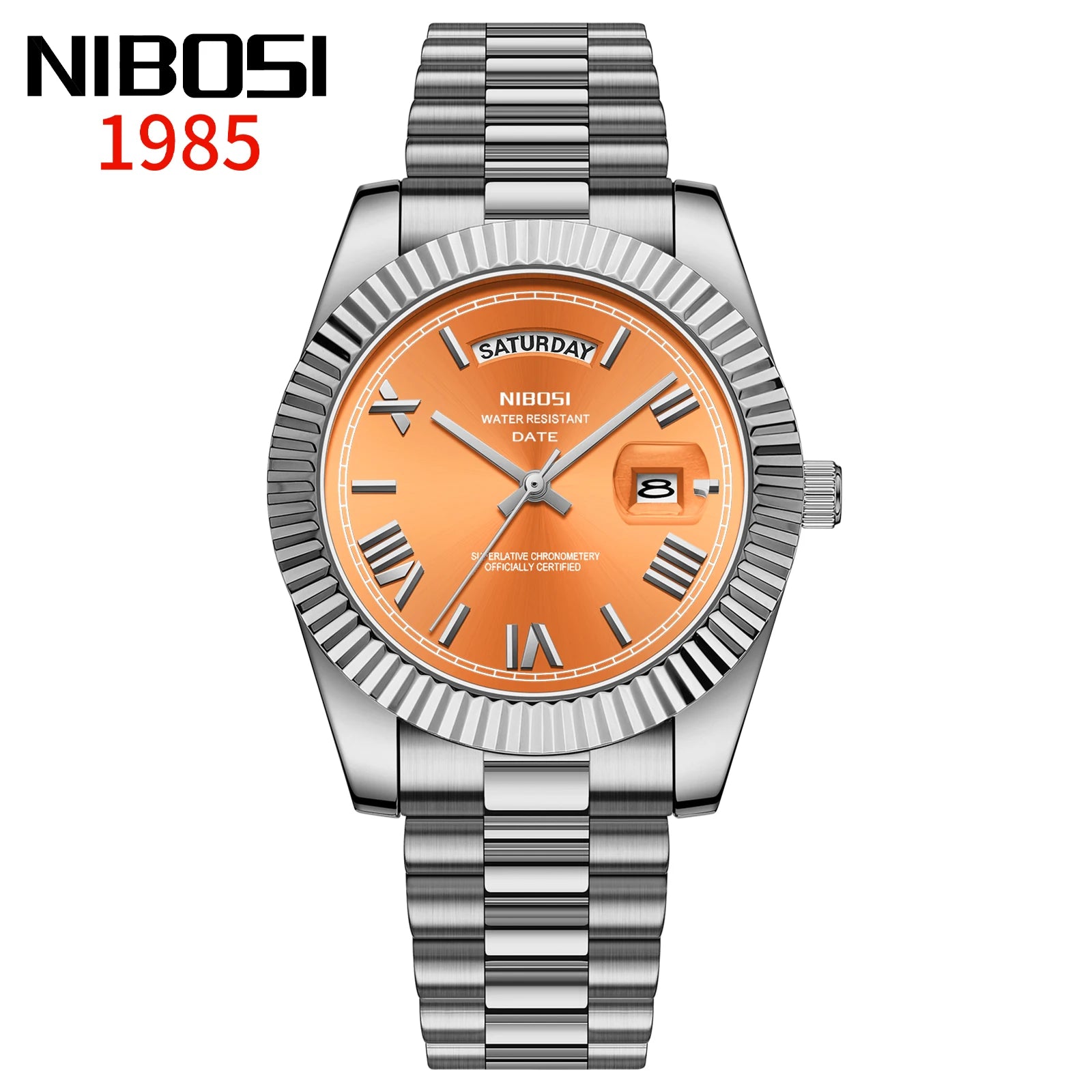 NIBOSI Elite Date Watch