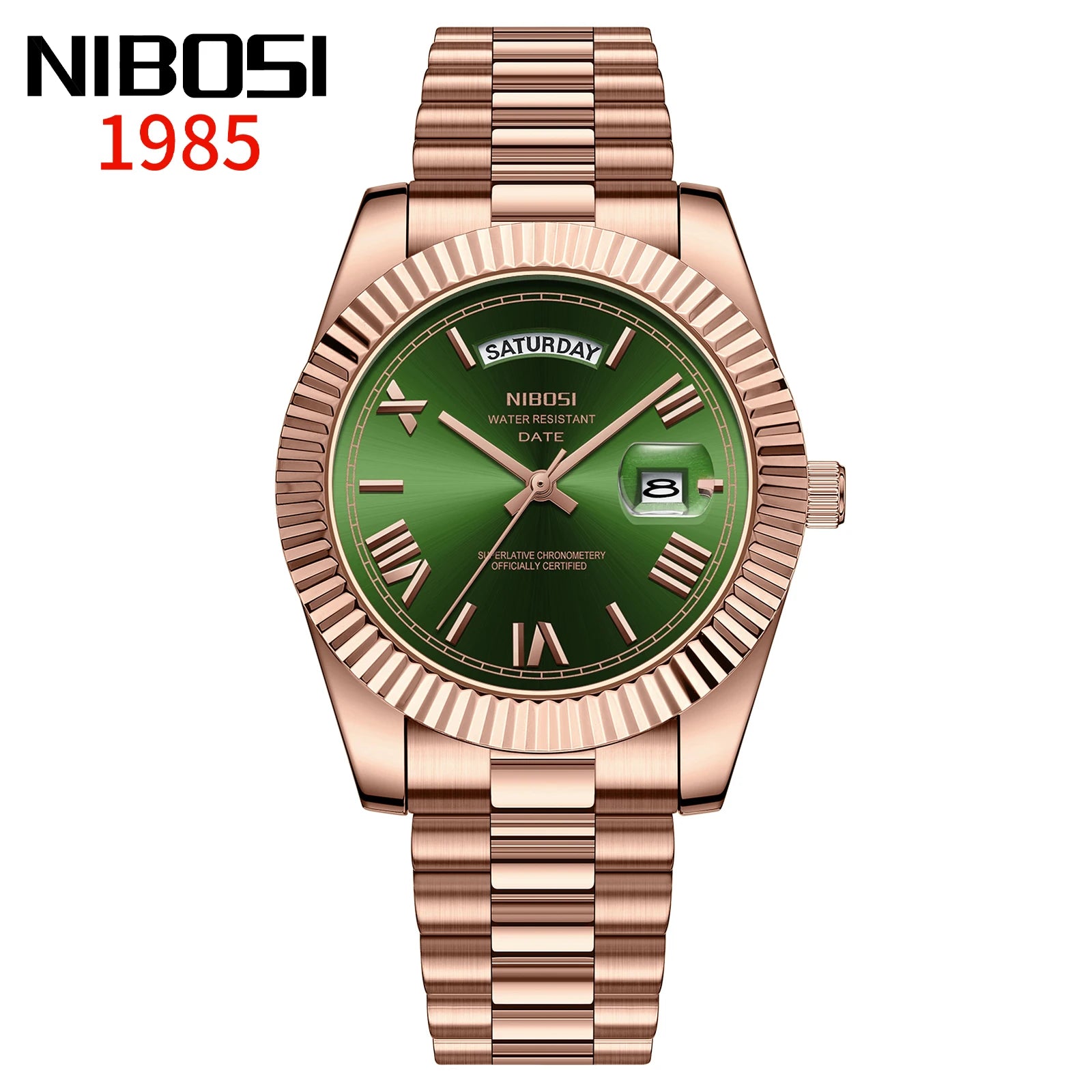NIBOSI Elite Date Watch